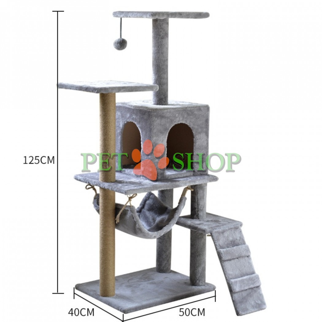 <p>Когтеточка <strong>4Life AT60 Grey</strong> &mdash; напольный комплекс высотой 125 см, является отличным вариантом для кошек средних и крупных пород, которым нужно пространство для растяжки и когтей. Удобна для размещения в любом углу дома. Цвет: Серый</p>