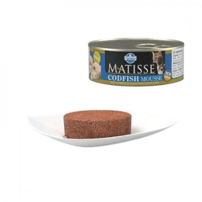 <p><strong>Hrană umedă completă pentru pisici adulte cu cod, 85 gr</strong></p>