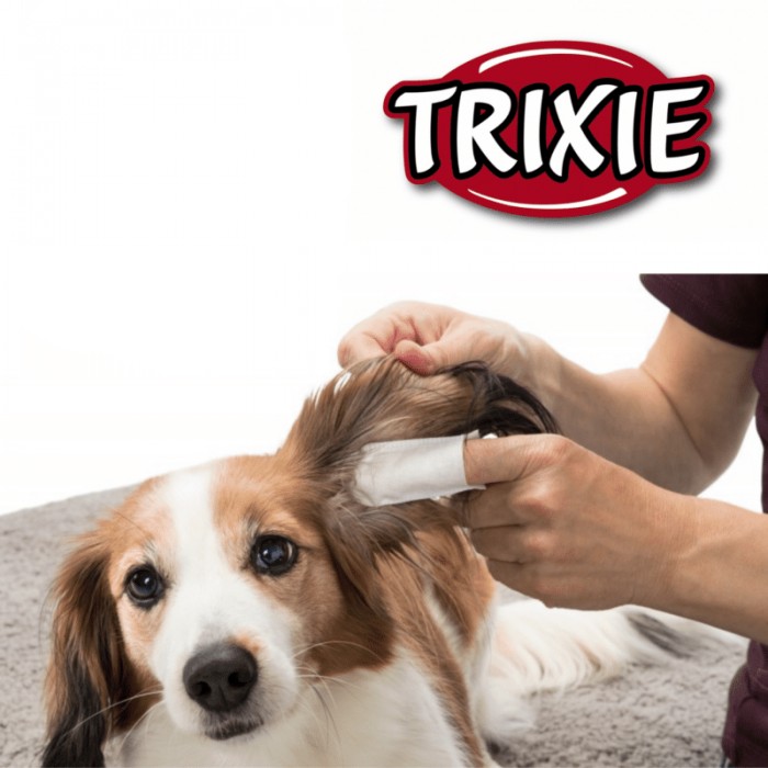 <p><strong>Салфетки для ухода за ушами Trixie 50 шт (TX-29392) для собак, кошек и других мелких животных с питательным очищающим лосьоном (алоэ вера и&nbsp;гамамелис)</strong></p>