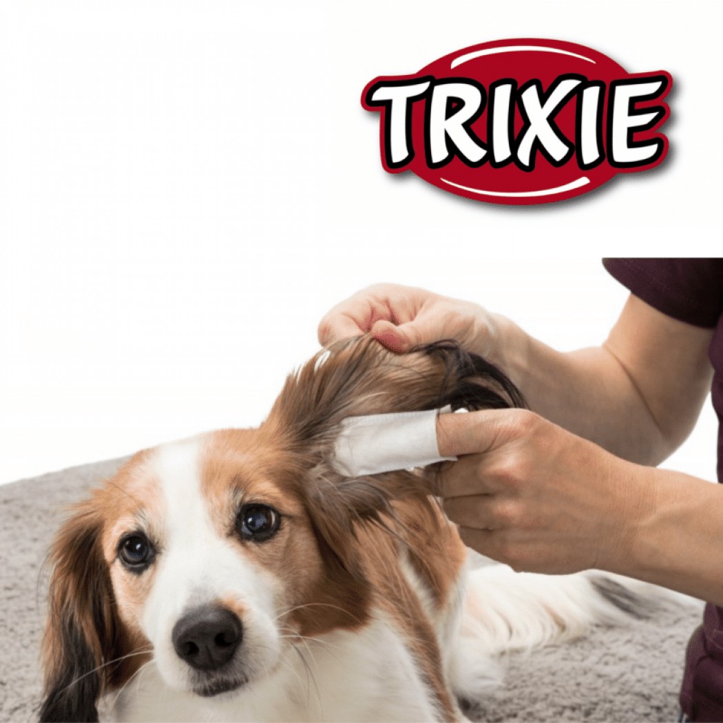 <p><strong>Салфетки для ухода за ушами Trixie 50 шт (TX-29392) для собак, кошек и других мелких животных с питательным очищающим лосьоном (алоэ вера и&nbsp;гамамелис)</strong></p>