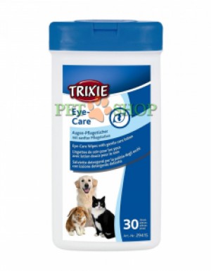 <p><strong>Trixie 29415 Eye Care Влажные салфетки для глаз животных, 30 шт</strong></p>