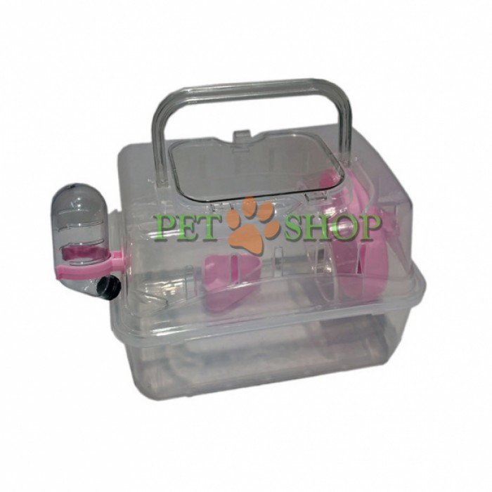<p><strong>Cușcă din plastic transparent pentru hamsteri, 251#, 23*17*16 cm</strong></p>