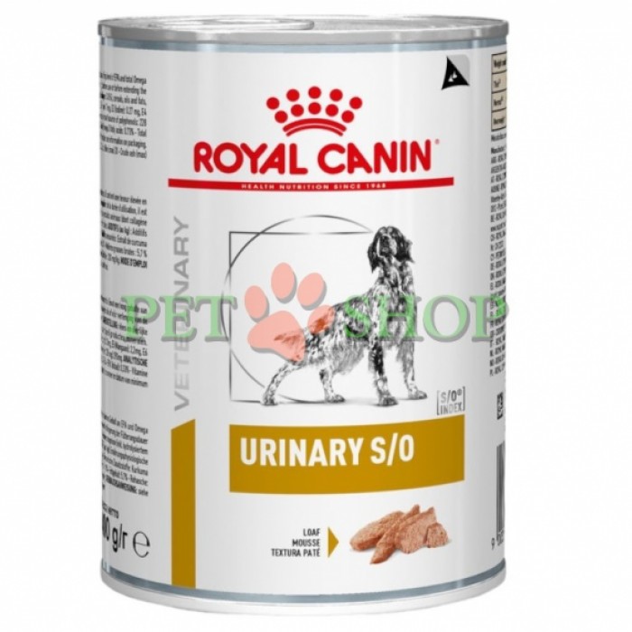 <p>Royal Canin Urinary S/O Dog&nbsp;&mdash; dietă pentru c&acirc;ini &icirc;n caz de afecțiuni ale tractului urinar distal.</p>