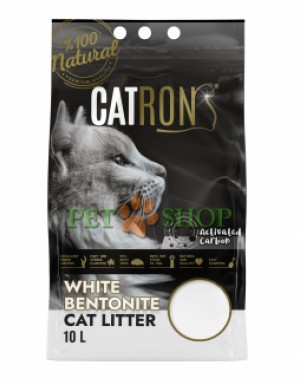 <p><strong>Așternut pentru pisici din bentonită albă de înaltă calitate parfumat cu adaos de cărbune activ.</strong></p>

<p><strong>100% natural și inofensiv, 99% fara praf, 0% mirosuri, Ultra absorbant \ Intarire instantanee \ Calitate ultra premium \ Consum economic</strong></p>