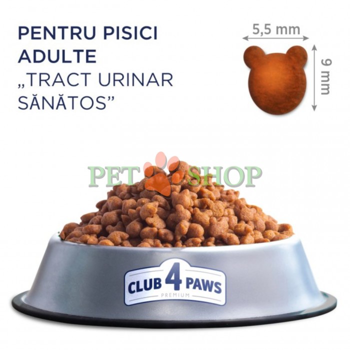<p><strong>Клуб4лапы Urinary Health</strong> - hrană uscată premium destinată pisicilor adulte predispuse la afecțiuni ale tractului urinar.</p>