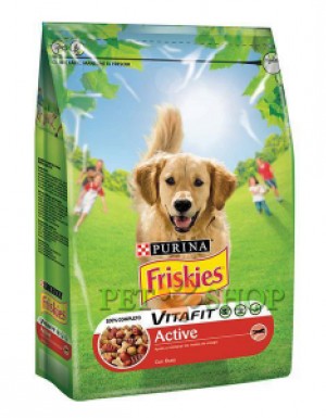 <p><strong>Purina - Friskies Vitafit Active для активных собак с говядиной 1 кг на развес</strong></p>