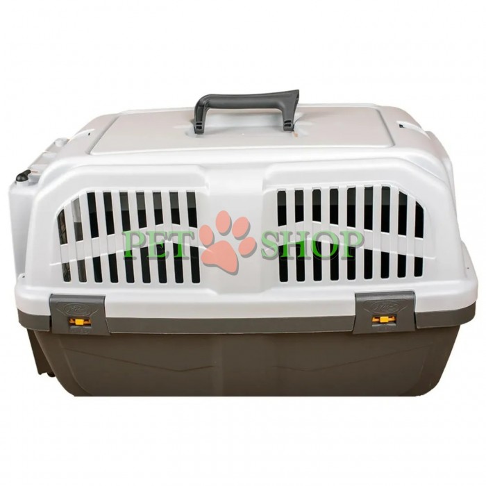 <p><strong>Trixie Skudo 1</strong> &mdash; cușcă de transport cu ușă metalică special concepută pentru transportul pisicilor și c&acirc;inilor de talie medie. Dimensiuni: 48*31,5*31 cm.&nbsp;Acest model este aprobat oficial pentru călătorii cu trenul și avionul. <strong>Roțile și cureaua de umăr nu sunt incluse &icirc;n комплектul standard Skudo 1 și se achiziționează separat.</strong></p>
