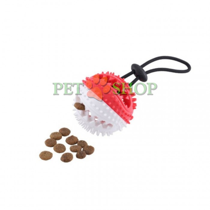 <p>Функциональная игрушка в виде мяча, разработанная специально для собак.</p>