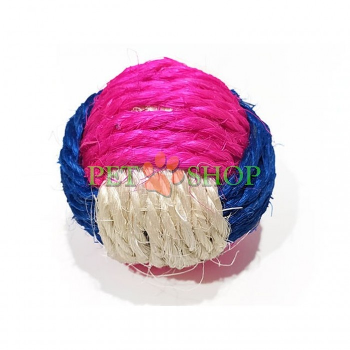 <p>Практичная и интересная <strong>игрушка-мяч для кошек из натурального сизаля</strong> &mdash; отличный способ развить охотничьи инстинкты, поддержать активность и просто порадовать вашего питомца. Изделие изготовлено из прочного натурального материала, безопасного для здоровья животного и устойчивого к активной игре.</p>