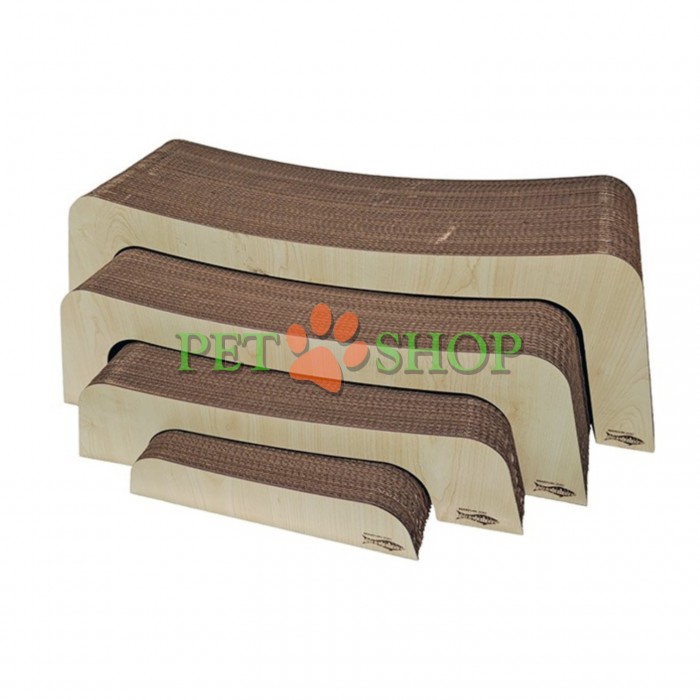 <p><strong>Когтеточка картонная, с боковиной MDF, 4 элемента -&nbsp;</strong>это удобное и функциональное место для ухода за когтями, отдыха и игр кошки. Конструкция состоит из четырех сменных картонных элементов, что увеличивает срок службы изделия и позволяет легко заменить изношенную часть.</p>