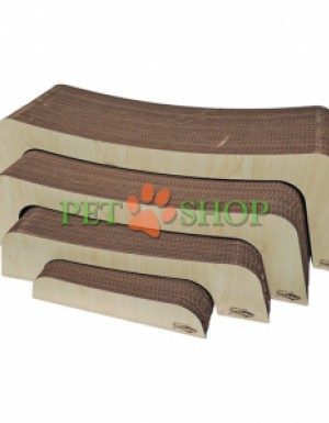 <p><strong>Когтеточка картонная, с боковиной MDF, 4 элемента -&nbsp;</strong>это удобное и функциональное место для ухода за когтями, отдыха и игр кошки. Конструкция состоит из четырех сменных картонных элементов, что увеличивает срок службы изделия и позволяет легко заменить изношенную часть.</p>