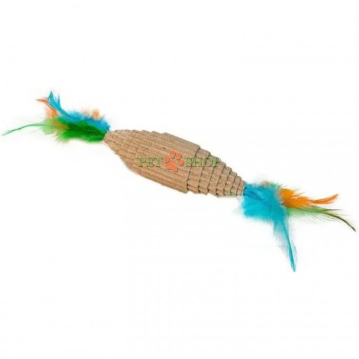 <p><strong>Картонная игрушка с перьями </strong>&mdash; это простое, но невероятно увлекательное развлечение для кошек, которое пробуждает их природные охотничьи инстинкты и помогает поддерживать активность в течение дня.</p>