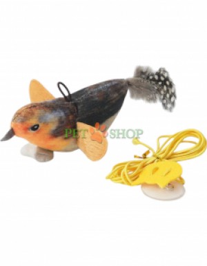 <p>Очаровательная <strong>музыкальная птичка</strong> &mdash; идеальная развлекательная игрушка для ваших питомцев!&nbsp;Яркая, лёгкая и издающая приятные звуки при движении, она привлечёт внимание животного и станет любимой забавой.</p>