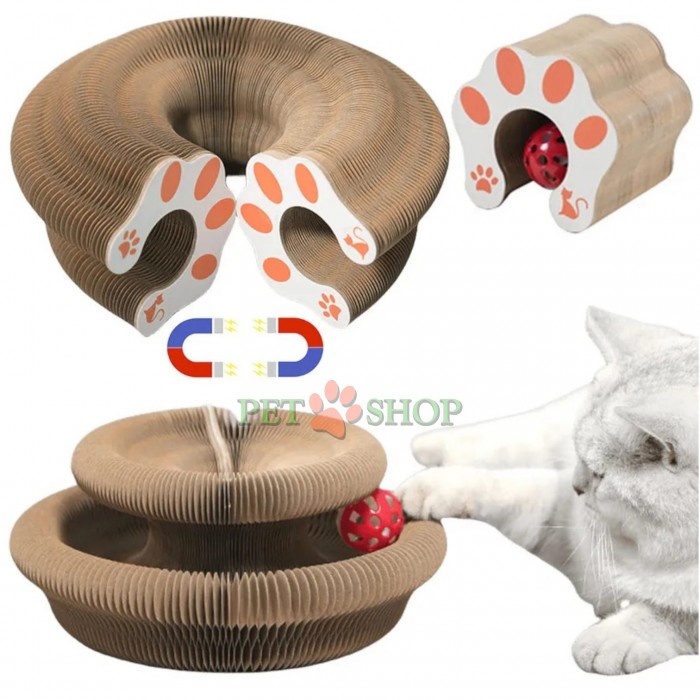 <p><strong>Картонная когтеточка "Трансформер" -&nbsp;</strong>&nbsp;это универсальное изделие из гофрокартона, которое объединяет в себе функции лежанки, когтеточки и игрового лабиринта.&nbsp;</p>