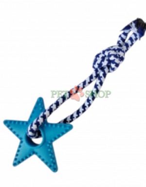 <p>Jucăria din fr&acirc;nghie &bdquo;Stea&rdquo; este un accesoriu rezistent și sigur pentru jocurile active ale c&acirc;inelui tău. Datorită &icirc;mpletiturii dense și formei practice, este ideală at&acirc;t pentru joaca independentă, c&acirc;t și pentru activități interactive &icirc;mpreună cu stăp&acirc;nul.&nbsp;Această jucărie ajută la satisfacerea instinctului natural de a mesteca și contribuie la menținerea sănătății dinților și gingiilor.</p>