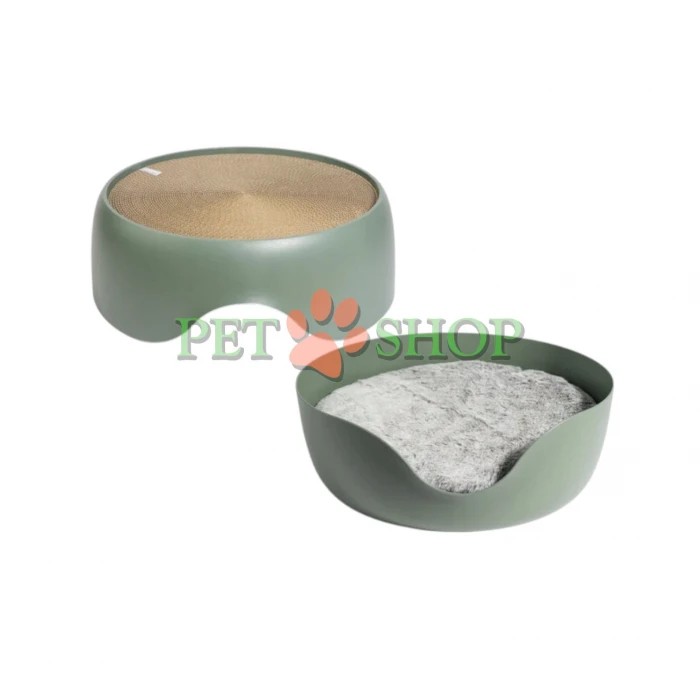 <p>Zg&acirc;rietor și pat pentru pisici, 2 &icirc;n 1, 34&times;40&times;13 cm.&nbsp;Setul include zg&acirc;rietor din carton, pernă moale pentru confort maxim, pliculeț cu mentă uscată pentru pisici, care atrage și stimulează interesul.</p>