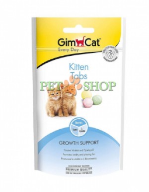 <p><strong>GimCat Kitten Tabs (Growth Complex) - лакомство в таблетках с витаминами, таурином и L-карнитином для поддержки роста котенка</strong></p>