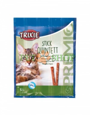 <p><strong>Палочки Trixie Premio Stick Quintett из мяса птицы и печени - не только вкусная, но и полезная добавка к рациону вашего питомца, 5 шт по 25 грамм</strong></p>