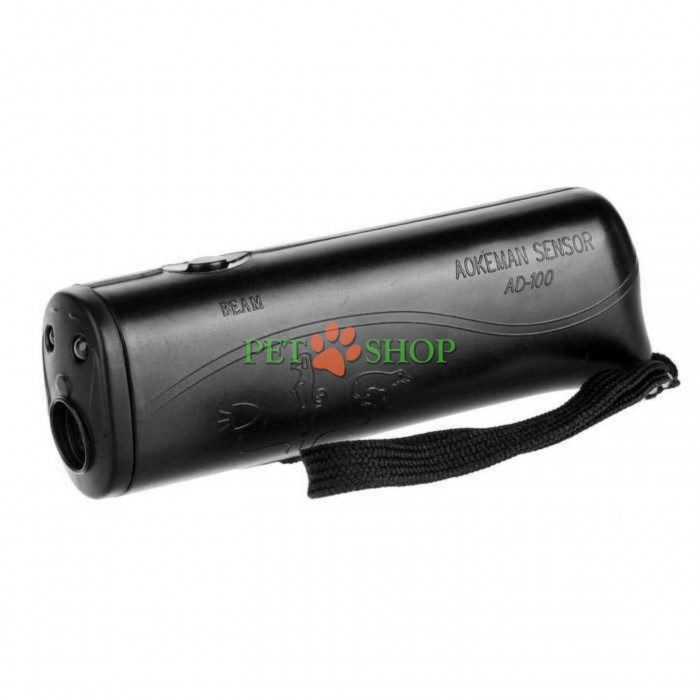 <p><strong>Ультразвуковой отпугиватель</strong> &mdash; компактное устройство, предназначенное для безопасного воздействия на агрессивных или назойливых собак. Генерирует высокочастотный ультразвук, неприятный для собак, но безопасный для человека.&nbsp;Оснащён встроенным фонариком. Батарейки не входят в комплект.</p>