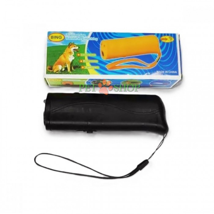 <p><strong>Ультразвуковой отпугиватель</strong> &mdash; компактное устройство, предназначенное для безопасного воздействия на агрессивных или назойливых собак. Генерирует высокочастотный ультразвук, неприятный для собак, но безопасный для человека.&nbsp;Оснащён встроенным фонариком. Батарейки не входят в комплект.</p>