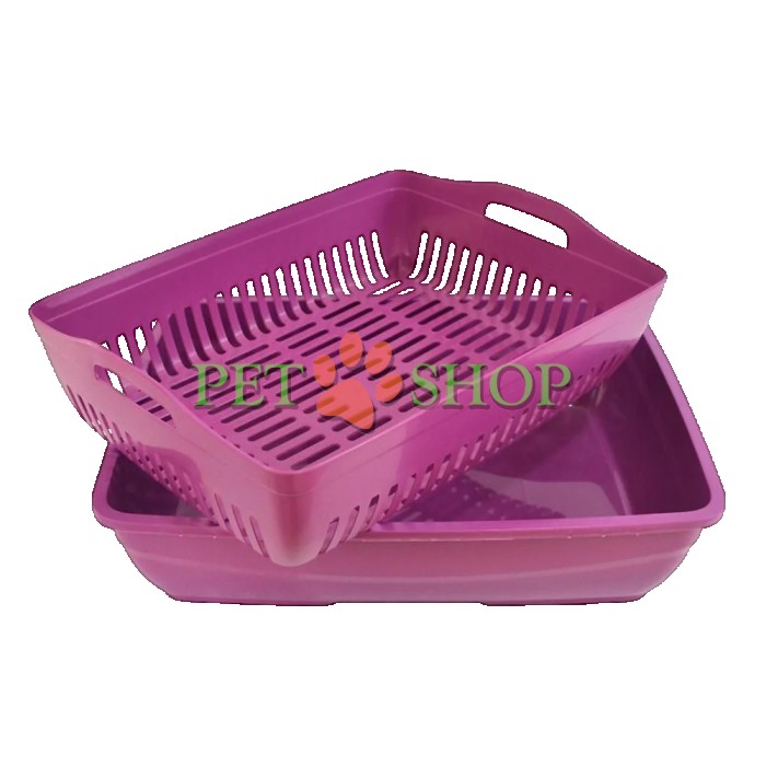 <p>Универсальный <strong>туалет-лоток 3в1</strong> &mdash; практичное решение для гигиены домашних животных. Размеры 50 &times; 40 &times; 14 см</p>