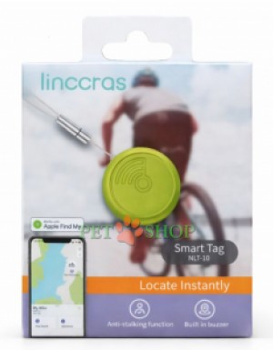<p><strong>Linccras Smart Tag NLT-10&nbsp;Bluetooth трекер, круглый&nbsp;</strong>-&nbsp;компактный и лёгкий трекер‑локатор для домашних животных. Идеальный аксессуар для собак и кошек, который помогает вам быстро находить питомца, если он убегает или теряется. Трекер имеет круглую форму диаметром 3 см, что делает его удобным для крепления к ошейнику или подвеске.&nbsp;Совместим с сетью <strong>Apple Find My.</strong></p>
