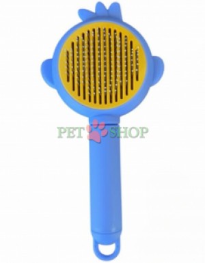 <p>Пуходерка с кнопкой, "с ушками" 1463-16. Размеры 19,5*8 см.</p>