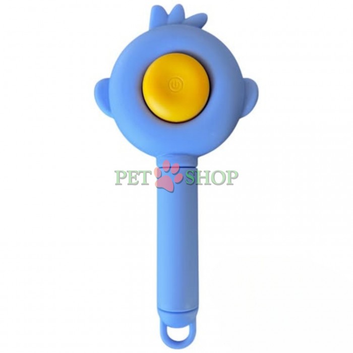 <p>Пуходерка с кнопкой, "с ушками" 1463-16. Размеры 19,5*8 см.</p>