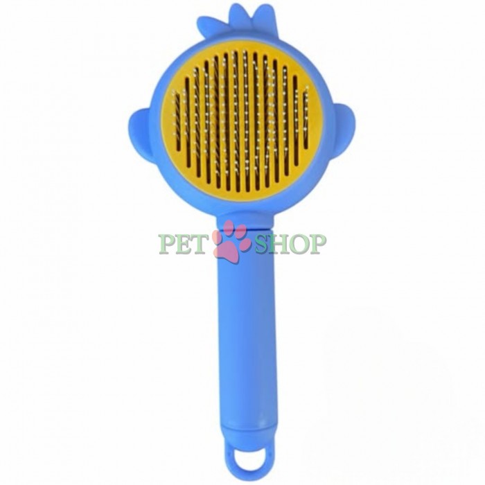 <p>Пуходерка с кнопкой, "с ушками" 1463-16. Размеры 19,5*8 см.</p>