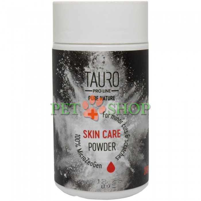 <p><strong>Tauro Pro Line Pure Nature&nbsp;порошок для ухода за кожей домашних животных при мелких порезах и царапинах -&nbsp;</strong>100% цеолит клиноптилолитовый порошок, который эффективно останавливает небольшое кровотечение после стрижки или царапины когтей животного. Кроме того, он поднимает шерсть от корней, обеспечивая отбеливающий эффект, который идеально подходит для подготовки шерсти к выставкам или для придания ей пушистого вида.</p>