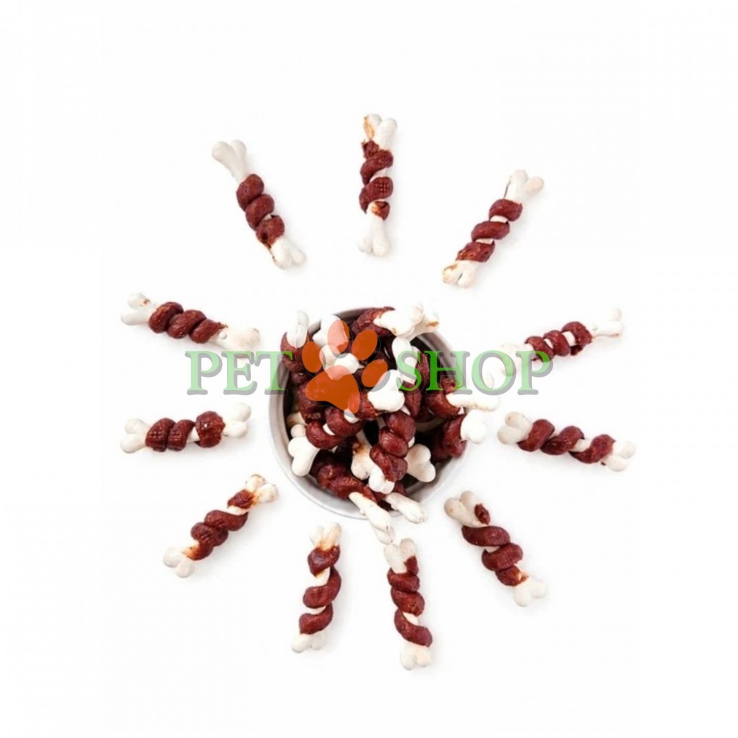 <p><strong>Tatrapet Pet Expert Nature Calcium Bone &ndash; carne de miel rulată pe os, 1 buc&nbsp;</strong>&ndash; este o recompensă de mestecat pentru c&acirc;ini, care ajută la &icirc;ntărirea dinților și la curățarea acestora de placa bacteriană.</p>