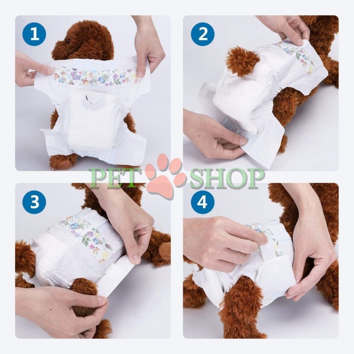 <p><strong>Tatrapet &nbsp;Benny&nbsp;Pet Care Diapers -&nbsp;</strong>одноразовые гигиенические подгузники для собак&nbsp;размером 38*28 см.&nbsp;Подходят для сук в период течки, при недержании или в поездках.</p>
