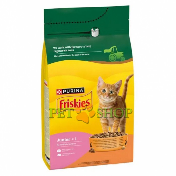 <p><strong>Cухой корм Friskies для котят с курицей, молоком и овощами 10 кг</strong></p>