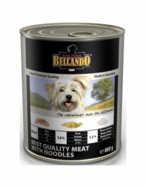 <p><strong>Belcando – «Отборное мясо с лапшой» - Качественный отбор гарантирует высокую биологическую ценность мяса от немецких производителей, не содержит консервантов, красителей, ароматизаторов и соевых продуктов.</strong></p>