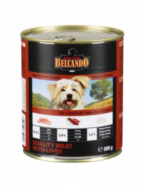 <p><strong>Belcando – «Отборное мясо с печенью» – 100 % вкус природы, который так любят животные, не содержит консервантов, красителей, ароматизаторов и соевых продуктов.</strong></p>