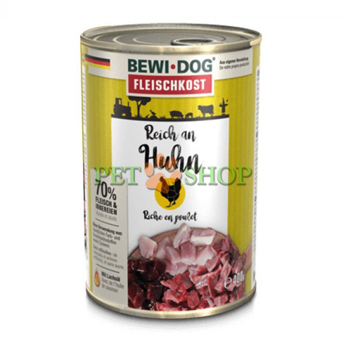 <p><strong>Bewi Dog rich in poultry, консервы для собак с мясом домашней птицы. Сделано в Германии.</strong></p>