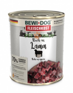<p><strong>Bewi Dog rich in tender Lamb, консервы для собак с бараниной. Сделано в Германии.</strong></p>