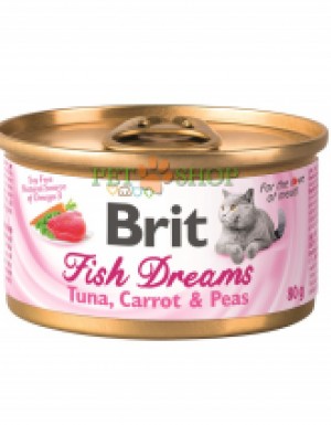<p><strong>Vise de pește Brit oferă o nutriție completă și echilibrată pentru pisica dvs. Conține ton delicios b în zeamă naturală.</strong></p>