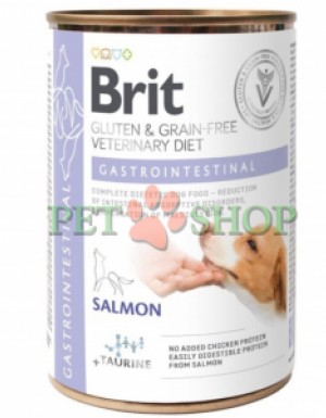 <p><strong>Brit GF Veterinary Diets Dog Gastrointestinal -&nbsp;</strong>лечебный влажный корм для взрослых собак при остром и хроническом гастроэнтеритах.</p>