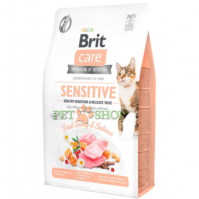 <p><strong>Комплексный корм для взрослых кошек с чувствительным пищеварением и проблематичным приемом пищи.</strong></p>