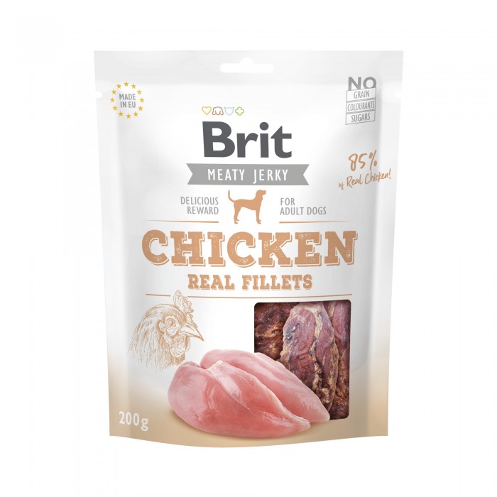 <p><strong>Brit Jerky Snack-Chicken Fillets. Hrană suplimentară pentru câini adulți.</strong></p>

<p> </p>