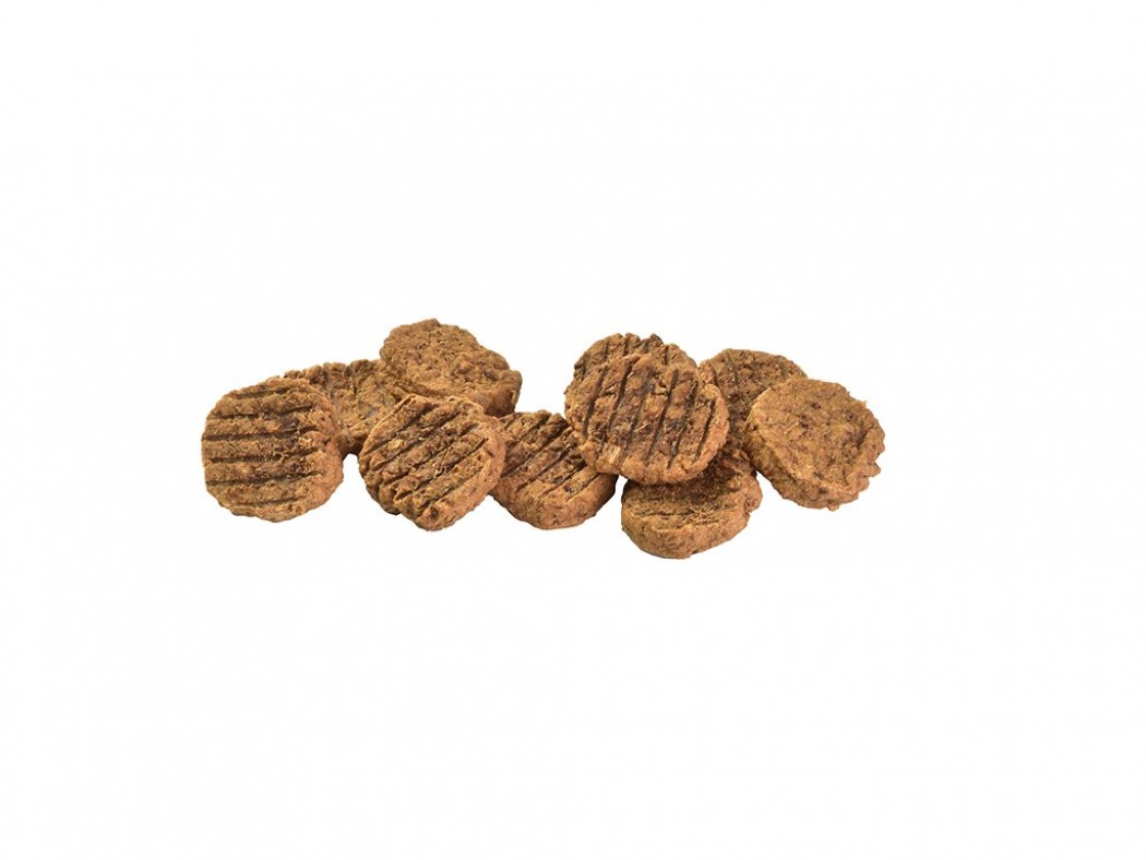 <p><strong>Brit Jerky Snack–Meaty coins with Insect. </strong>Hrană suplimentară pentru câini adulți.</p>