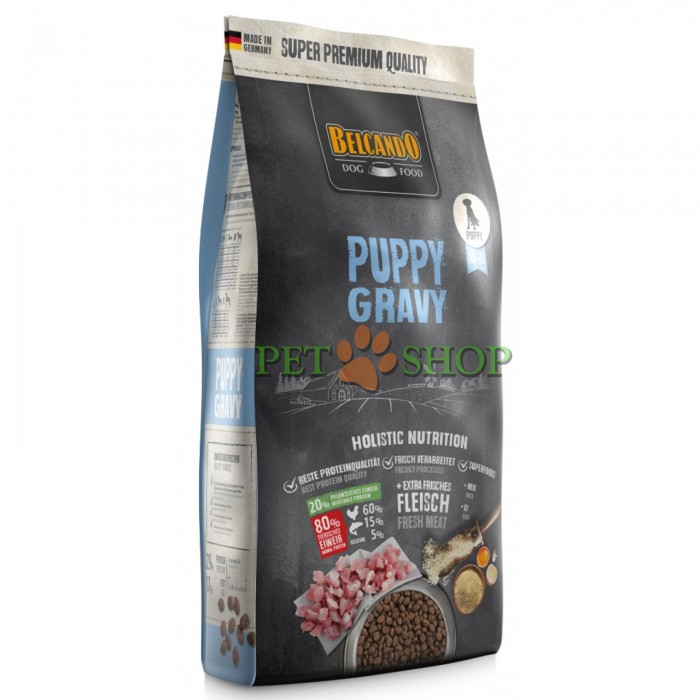 <p><strong>Belcando Puppy Gravy 1 кг на развес - сухой корм супер-премиум класса для Щенков, Беременных и Кормящих Собак.</strong></p>