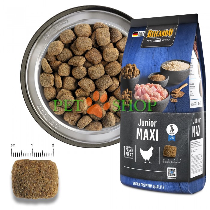 <p><strong>Belcando Junior Maxi 12,5 кг - сухой корм супер-премиум класса&nbsp;для Щенков Крупных и Гигантских Пород.</strong></p>