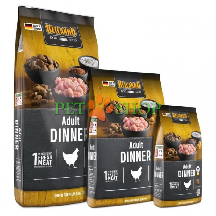 <p><strong>Belcando Adult Dinner 12,5 kg&nbsp;- сухой корм супер-премиум класса для собак средних и крупных пород с нормальной активностью.</strong></p>