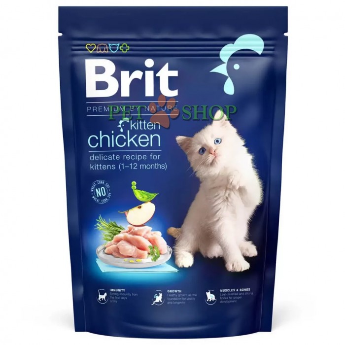 <p><strong>Hrană premium completă pentru pisici. Formulă cu carne de puipentru pisoi (1-12 luni), potrivită și pentru pisici gestante sau lactante.</strong></p>