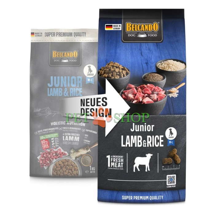 <p><strong>Belcando Junior Lamb, Rice 12.5 kg - Гипоаллергенный&nbsp;корм супер-премиум класса для щенков всех пород с ягненком и рисом</strong></p>