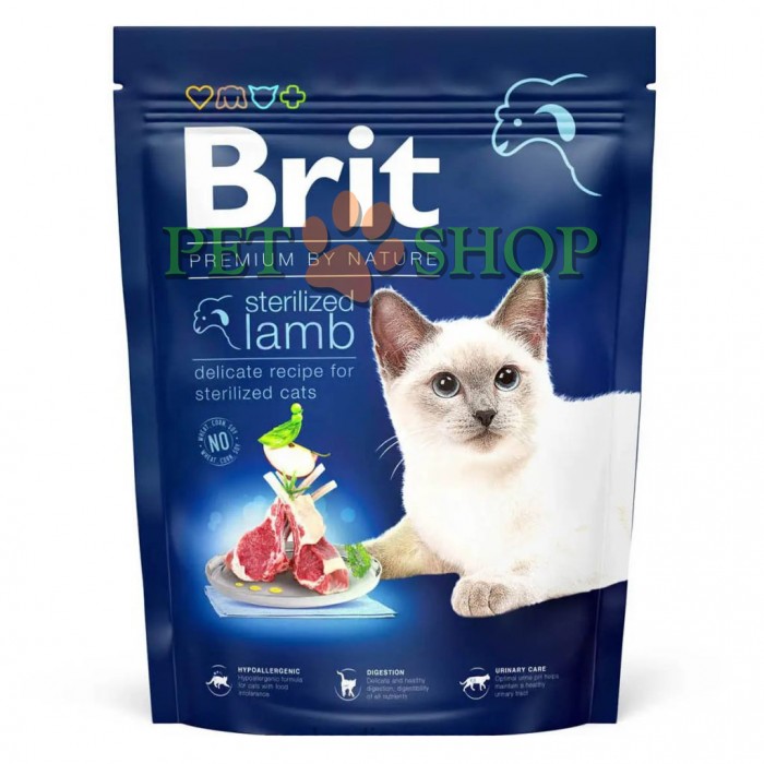 <p><strong>Описание Brit Premium by Nature Cat Sterilized Lamb - Корм для стерилизованных кошек ЯГНЕНОК</strong></p>