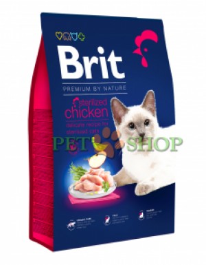 <p><strong>Brit Premium by Nature Cat Sterilized Chicken - Полноценный корм премиум-класса для взрослых стерилизованных котов. </strong></p>