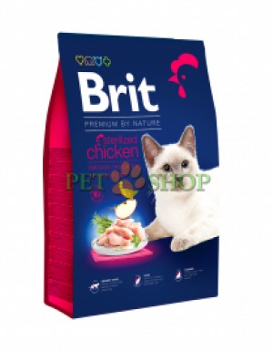 <p><strong>Brit Premium by Nature Cat Sterilized Chicken - Полноценный корм премиум-класса для взрослых стерилизованных котов. </strong></p>